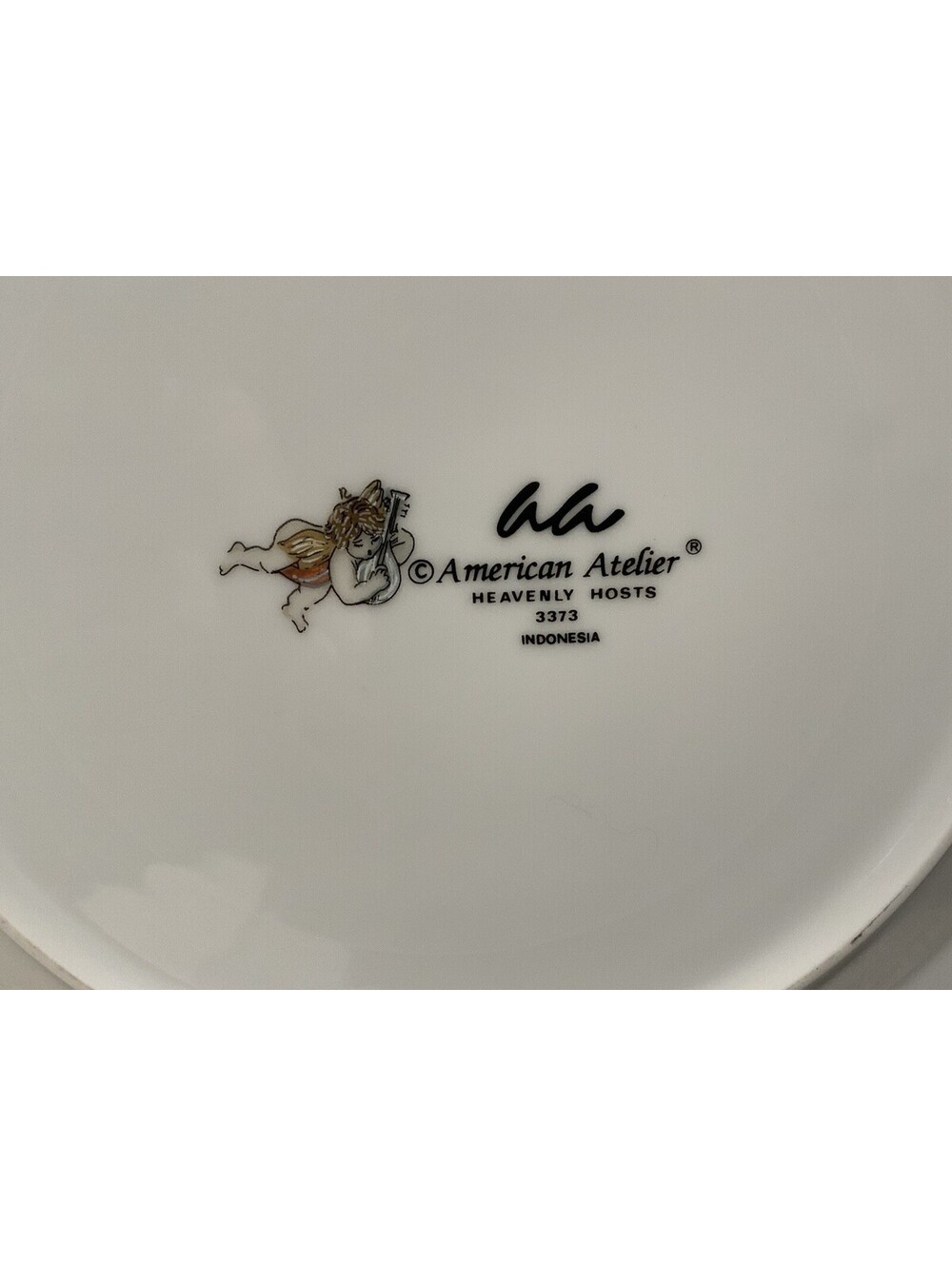 Vintage American Atelier ‘Heavenly Hosts’ Salad/Desert 8 1/8” Plates - Set of 2 - Picture 3 of 5